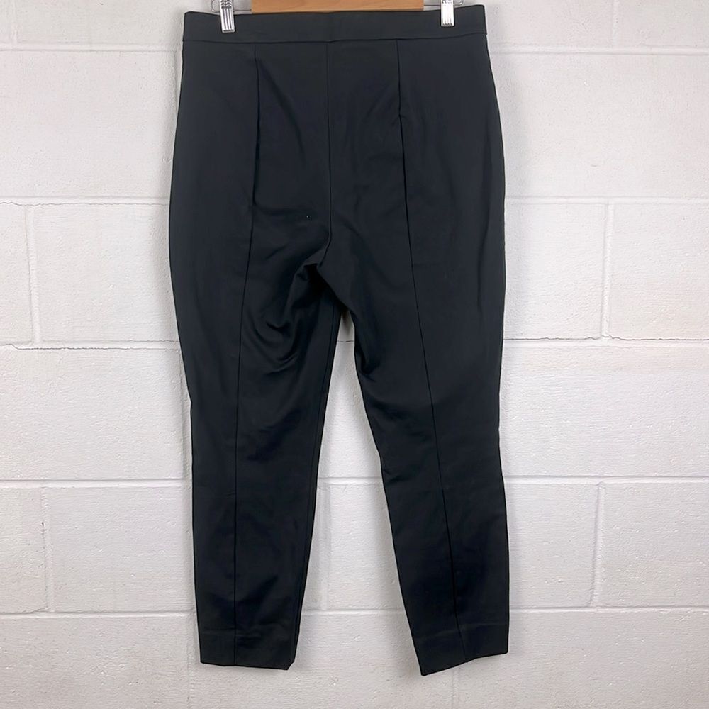 Everlane women’s the fixed waist stretch cotton black high waist pant size 10 - Picture 4 of 6